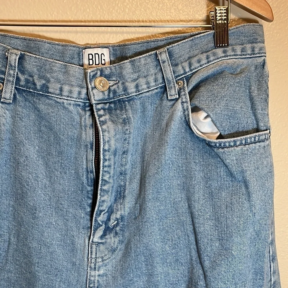 Bdg Urban Outfitters Plus Size High Rise Baggy Distressed Jeans - Picture 3 of 14